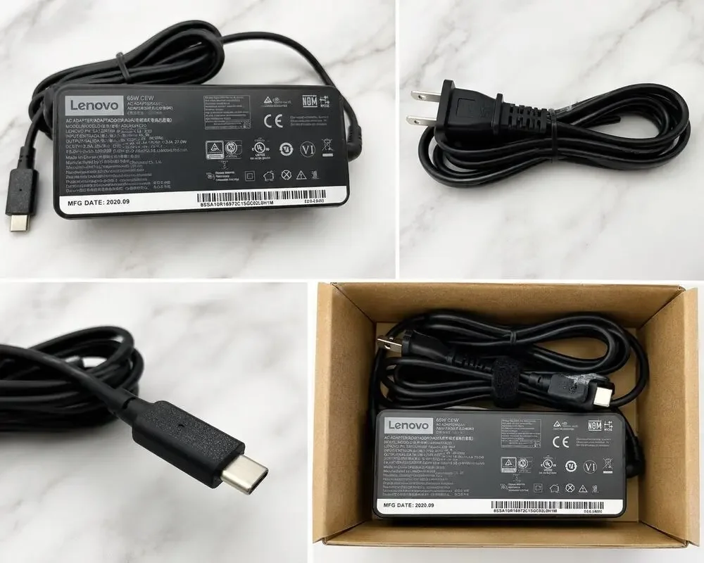 Lenovo 65W ADLX65YLC2D USB-C Original Power Adapter